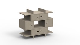 Mathy by Bols Madaket design commode mdf taupe