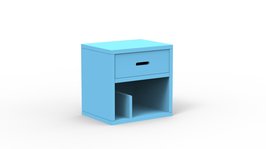 Mathy by Bols Madaket nachtkastje Azur blauw