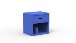 Mathy by Bols Madaket nachtkastje Marseille blauw