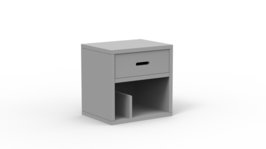 Mathy by Bols Madaket nachtkastje pearl grijs