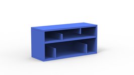 Mathy by Bols Madaket wandkast Marseille blauw
