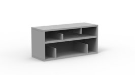 Mathy by Bols Madaket wandkast cement grijs