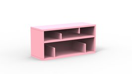 Mathy by Bols Madaket wandkast licht roze