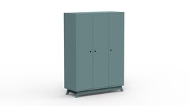 Mathy by Bols Madavin 3 deurs kast donker grijs