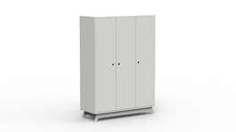 Mathy by Bols Madavin 3 deurs kast pearl grijs