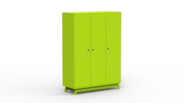 Mathy by Bols Madavin 3 deurs kast appel groen