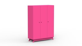 Mathy by Bols Madavin 3 deurs kast fuchsia roze