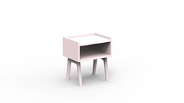 Mathy by Bols Madavin nachtkastje poeder roze