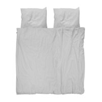 Snurk dekbedovertrek Uni Grey 2 persoons 200x200/220