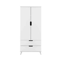 Infanskids Color 2 deurs kledingkast wit 