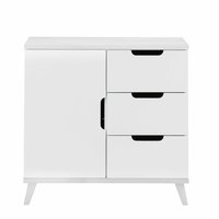 Infanskids Color commode 1 deur 3 lade wit