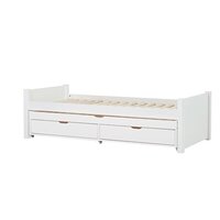 Hoppekids Noah de luxe medium bed met uittreklade 90x200 wit