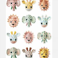 Studio Ditte Wilde dieren behang lief