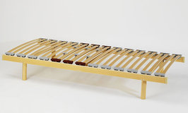 Luxe stevige 26 lats 90x200 lattenbodem in ophangrubbers naturel