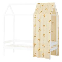 Hoppekids Ole lukoie geel gordijn tbv 70x160 huisbed