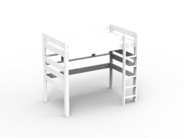 Mathy by Bols Dominique hoogslaper XL 120x200 grenen wit