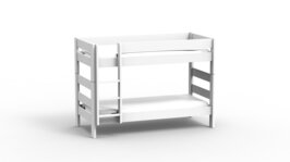 Mathy by Bols Dominique stapelbed 90x200 grenen wit