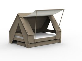 Mathy by Bols design Tent bed 120x200 Linnen