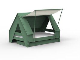 Mathy by Bols design Tent bed 120x200 jungle green
