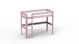 Mathy by Bols Dominique hoogslaper 90x200 grenen winter roze