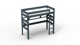 Mathy by Bols Dominique hoogslaper Xl 90x200 grenen basalt grijs