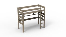 Mathy by Bols Dominique hoogslaper Xl 90x200 grenen linnen