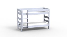 Mathy by Bols Dominique stapelbed 90x200 grenen poeder blauw