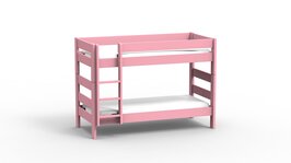 Mathy by Bols Dominique stapelbed 90x200 grenen licht roze