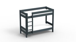 Mathy by Bols Dominique stapelbed 166 Xl 90x200 grenen basalt grijs