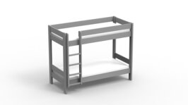 Mathy by Bols Dominique stapelbed 166 Xl 90x200 grenen cement grijs
