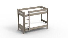 Mathy by Bols Dominique stapelbed 166 Xl 90x200 grenen taupe