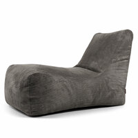 Pusku pusku Lounge zitzak Waves donker grijs