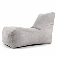 Pusku pusku Lounge zitzak Waves wit - grijs