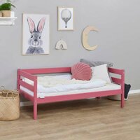 Hoppekids Eco comfort peuterbed 70x160 grenen Baroque rose