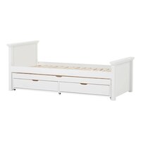 Hoppekids Maja de luxe hoog bed met uittreklade 90x200 wit