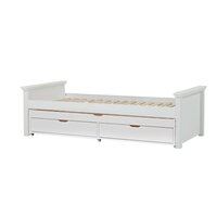Hoppekids Maja de luxe medium bed met uittreklade 90x200 wit