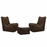 Slowdown Chill zitzak set Seat Ox choco