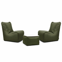 Slowdown Chill zitzak set Seat Ox khaki