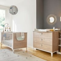 Marcel 2-delige babykamer eiken wit 