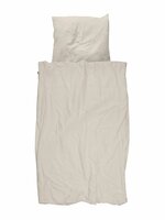 Snurk dekbedovertrek Beige 1 persoons 140x200/220