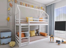 Alezio bedhuis stapelbed massief grenen 90x200 wit