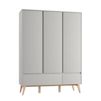 Swing 3-deurs kast met laden grey