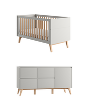 Swing 2-delige meegroeikamer large grey