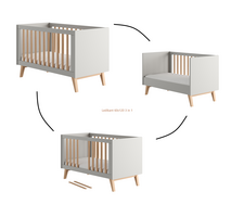 Swing ledikant / bedbank 60x120 grey