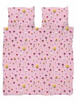 Snurk dekbedovertrek Bloom pink 2 persoons 200x200/220