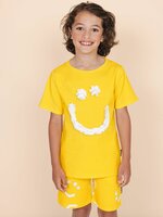 Snurk Smile yellow T-Shirt kinderen