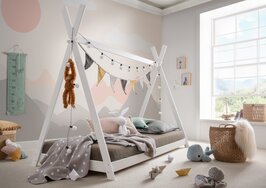 Infanskids Pino Tipi bed 90x200 beuken wit