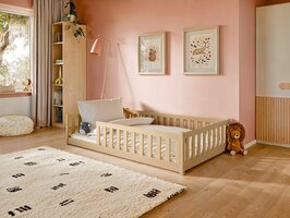 Barletta twijfelaar inloop bed massief grenen 120x200 naturel