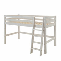 Infanskids Thijs middelhoogslaper 90x200 grenen beits wit