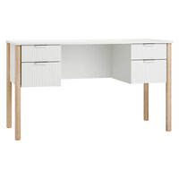 Miloo bureau met laden wit